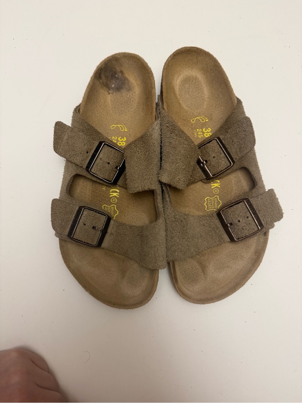 Ladies Birkenstock Suede Leather Sandals size 7